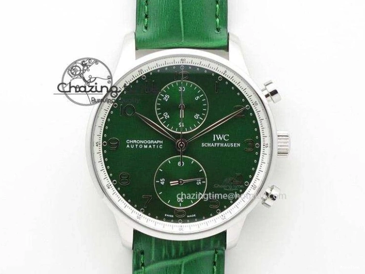 MIROTIME 0412 Practical Portuguese Real PR IW500109 ZF 1:1 Best Edition Black Dial On Black Leather Strap A52010 V 7308